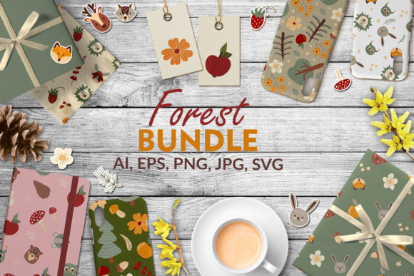 Download Forest Patterns Bundle - Forest patterns Collection