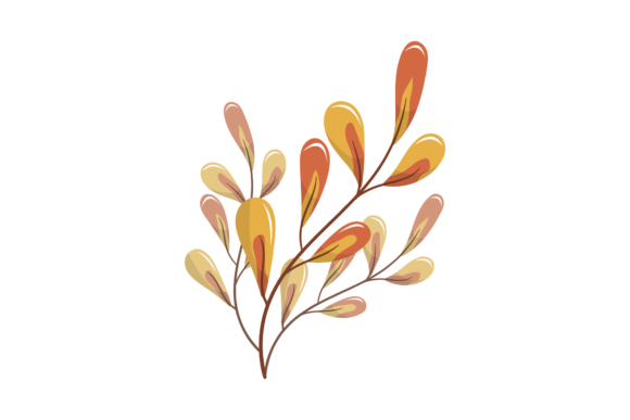Download Fall Botanical Foliage Design - Foliage design Collection