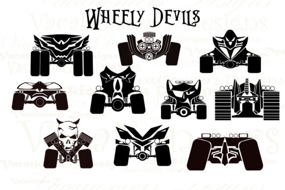 Download 10 Wheely Devil Craft Patterns VA - Craft patterns Collection