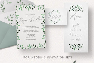 Download Watercolor Foliage Design Set - Foliage design Collection